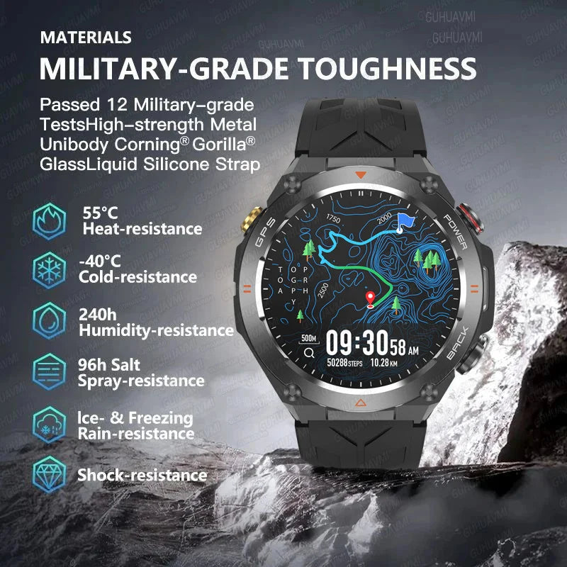 HUAWEI GPS Outdoor SmartWatch AMOLED Screen Heart rate Bluetooth Call IP68