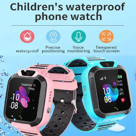 Kids Smart Watch SOS Call LBS Tracker Location Sim Card