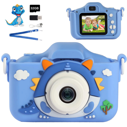 Children Camera Cartoon Toys 1080P HD Digital Camera for Boys/Grils