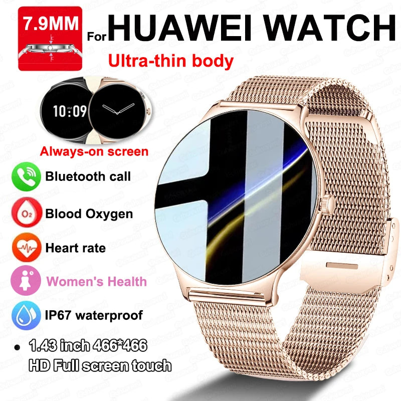 Huawei Ultra Thin Smart Watch Women 1.43" AMOLED Display