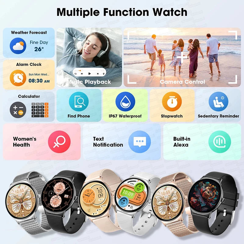 Huawei Ultra Thin Smart Watch Women 1.43" AMOLED Display