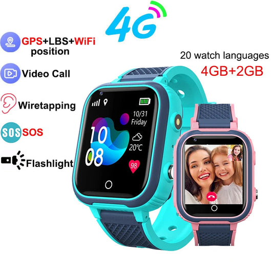 Kids Smart Watch SOS IP67 Waterproof GPS Camera Monitor Tracker Location