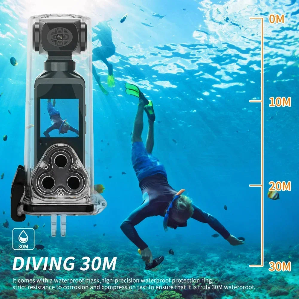 Action Camera 270° Rotatable Vlog Wifi Mini Sports Cam Waterproof