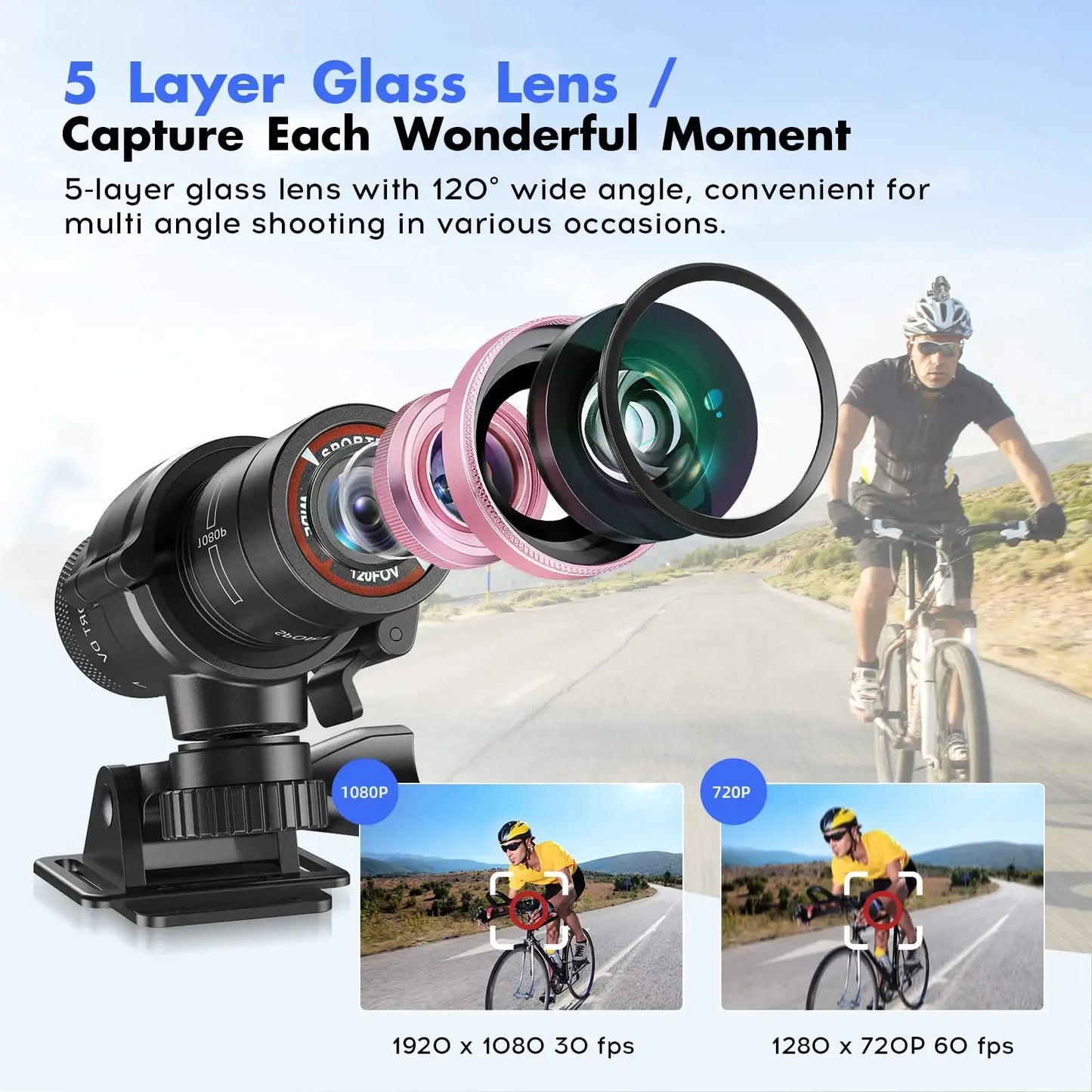 Action Helmet Camera Sport