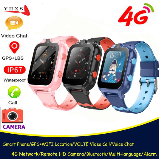 Smartwatch 4G Kid GPS WIFI Trace Location Child Student Android 8.1