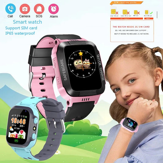 Kids smart watch sos camera