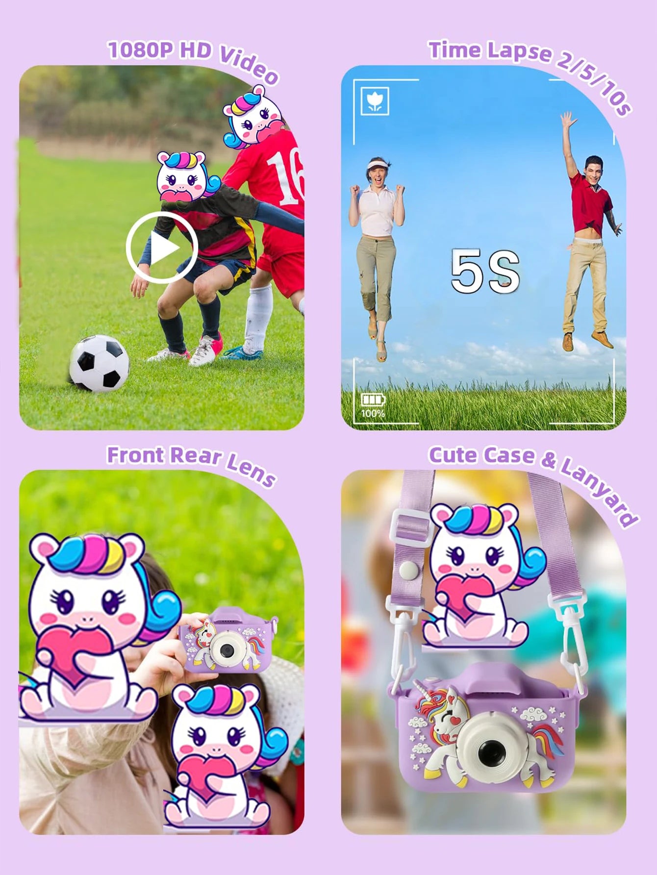 Digital Kids Cameras Photography Cartoon Camera Toys