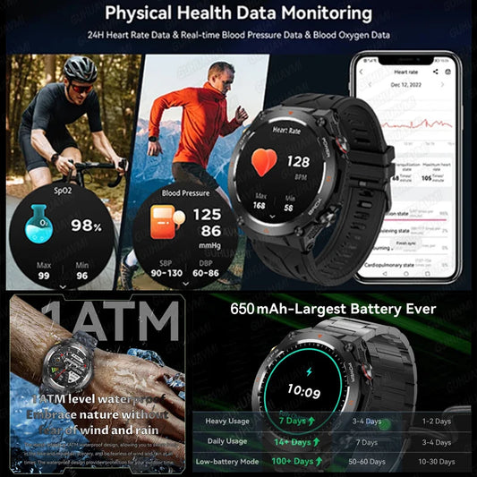 HUAWEI GPS Outdoor SmartWatch AMOLED Screen Heart rate Bluetooth Call IP68