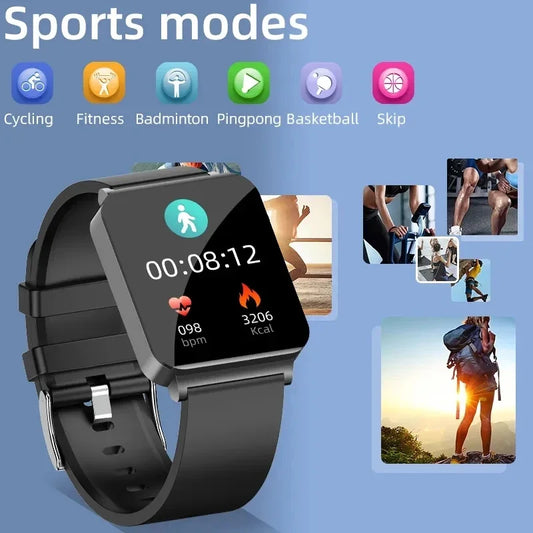 SmartWatch Men ECG+PPG Heart Rate Body Temperature Monitor